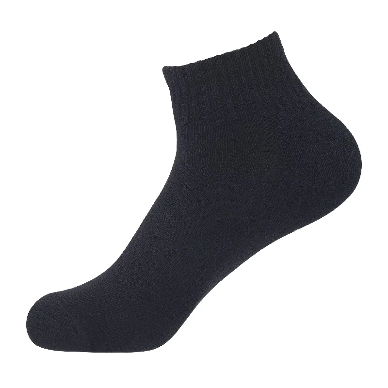 Warm fleece boot socks-KNOCKER CUSHION SPANDEX SOCKS (30043_CUSH-BK)