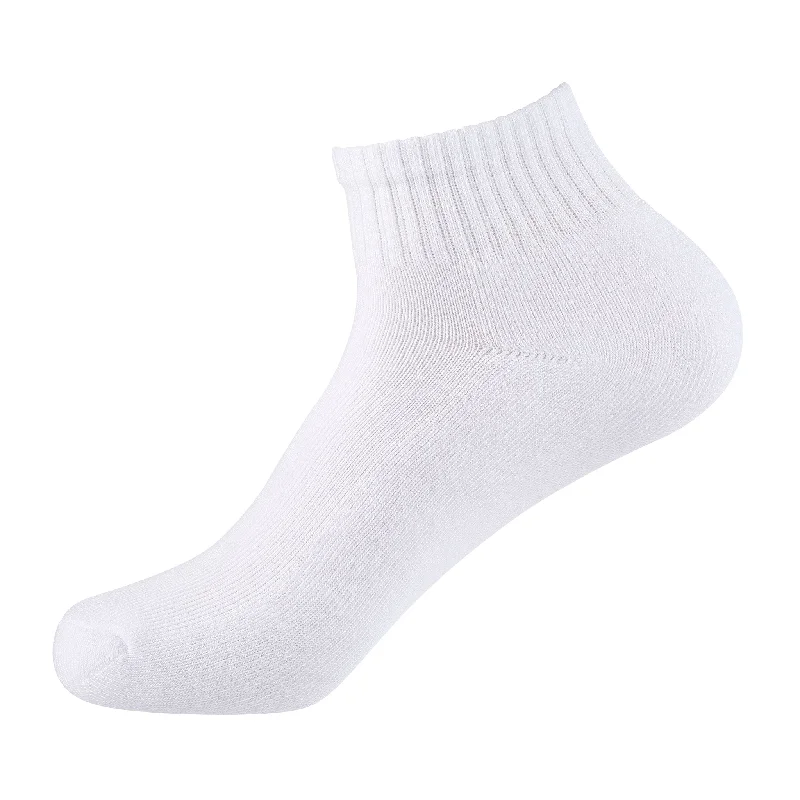 Thick insulated cabin socks-KNOCKER CUSHION SPANDEX SOCKS (30043_CUSH-WH)