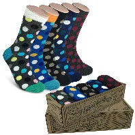 Soft alpaca blend socks-Men Novelty Fashion Dress Socks-5 Pair Fancy Power Sock-Fun Colorful Theme Socks