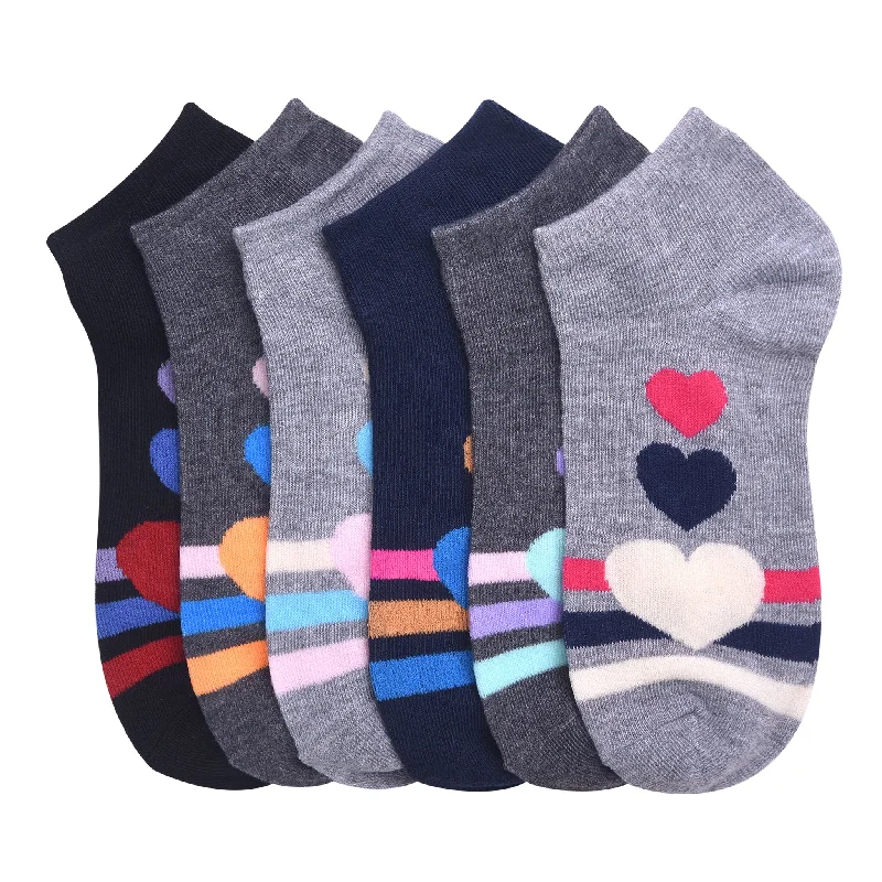 Women’s scalloped-edge socks-MAMIA SPANDEX SOCKS (ALLURE)