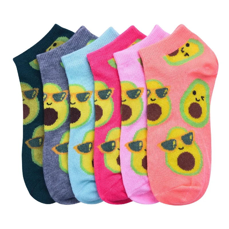 Women’s ankle athletic socks-MAMIA SPANDEX SOCKS (AVOCADO)