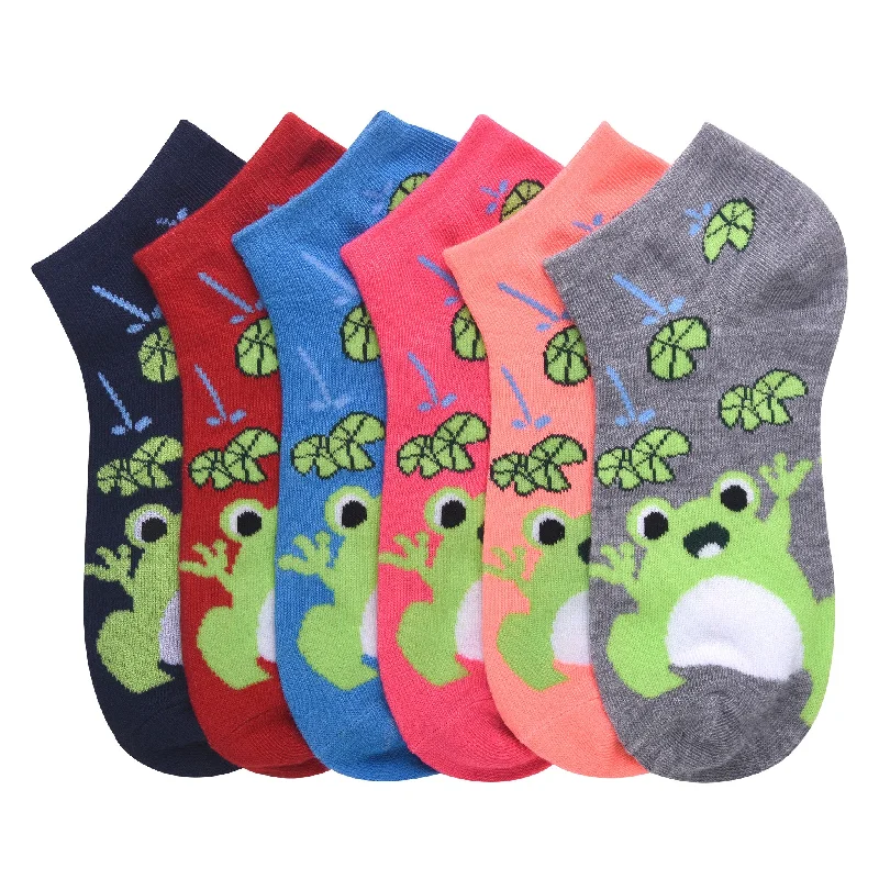 Cozy glitter sleep socks-MAMIA SPANDEX SOCKS (FROG)