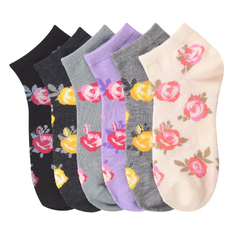 Lightweight casual crew socks-MAMIA SPANDEX SOCKS (GARTH)