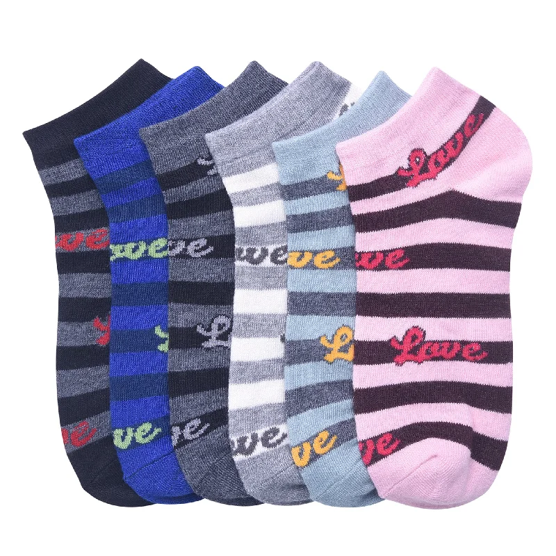 Warm flannel-lined socks-MAMIA SPANDEX SOCKS (LETTERS)