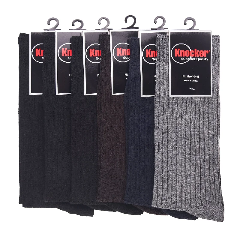 Durable compression sports socks-KNOCKER MEN'S DRESS SOCKS (9965_ASST)