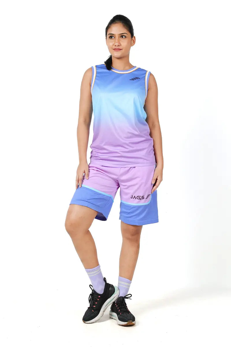 Lightweight casual crew socks-JAGS Tank Top & Short Set