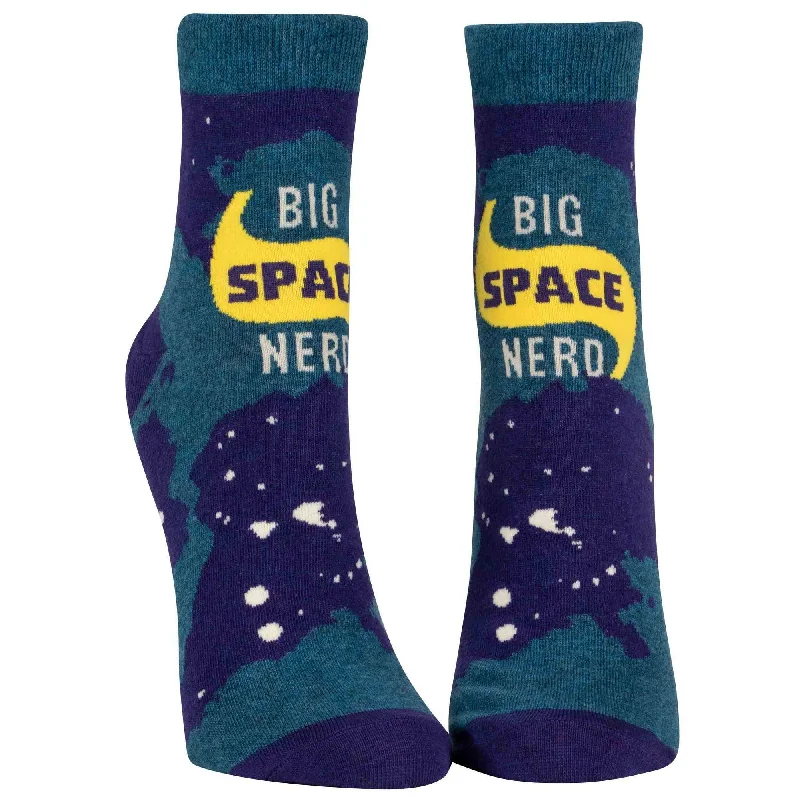 Breathable compression socks-Big Space Nerd Women's Ankle Socks | BlueQ at GetBullish