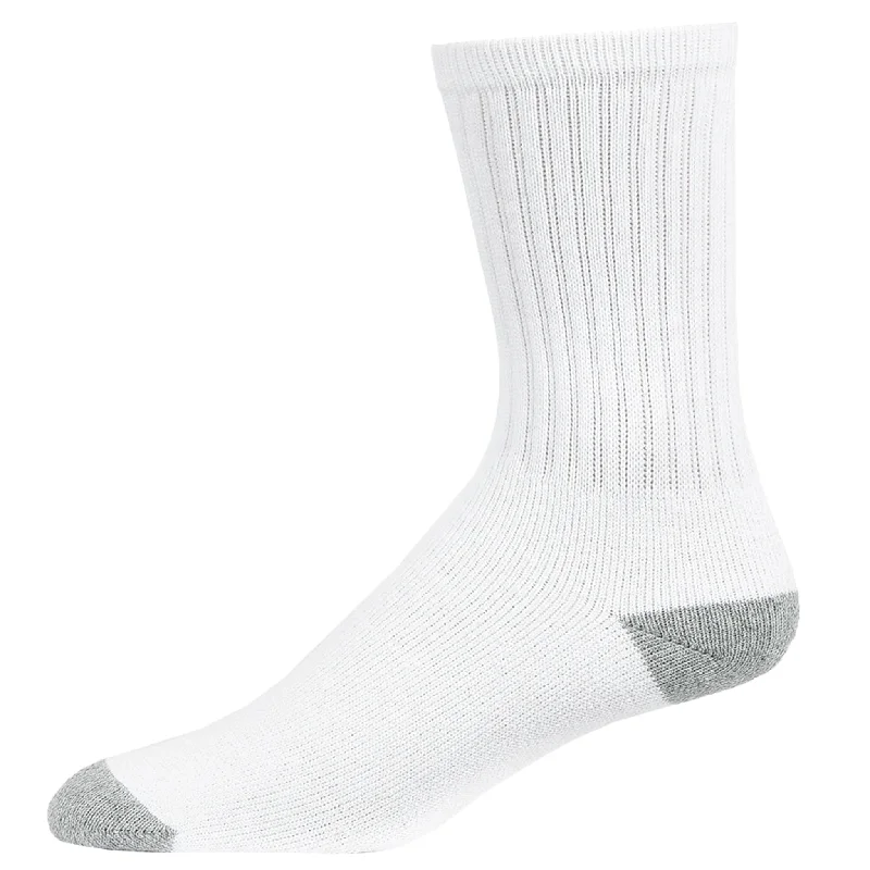 Cozy fleece-lined socks-BURUKA CREW SPORTS SOCKS (BK275_GREY)