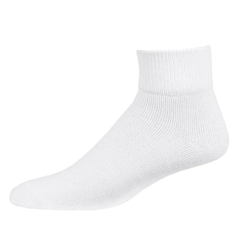 Trendy ombre fade socks-BURUKA QUARTER SPORTS SOCKS (BK285_WHITE)