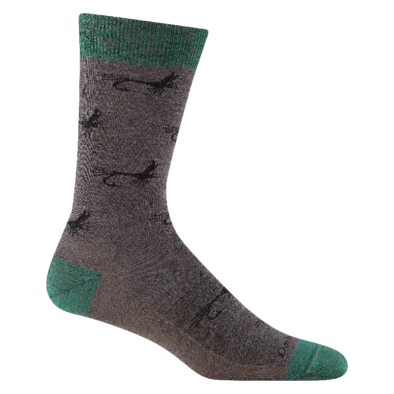 Thick cable-knit socks-Darn Tough Mens McFly Crew Lightweight Lifestyle Socks