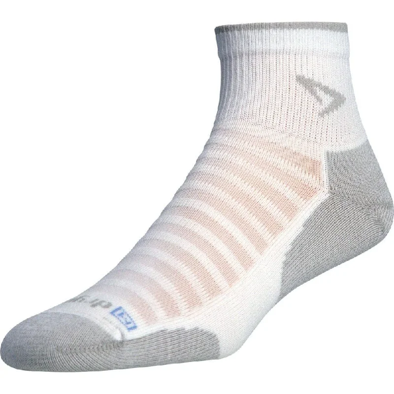 Soft silk blend socks-Drymax Running Lite-Mesh 1/4 Crew Socks