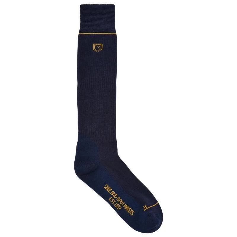 Women’s scalloped-edge socks-Dubarry Kilrush PrimaLoft Merino Sock - Navy