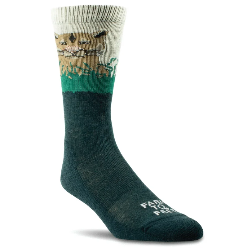 Anti-odor sports socks-Farm to Feet Santa Monica Everyday Light Cushion Crew Socks