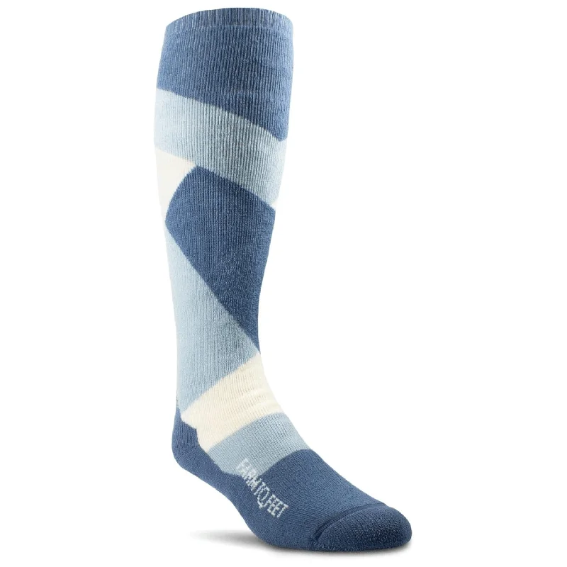 Women’s embroidered socks-Farm to Feet Wilsall Extra Heavy Ski Socks