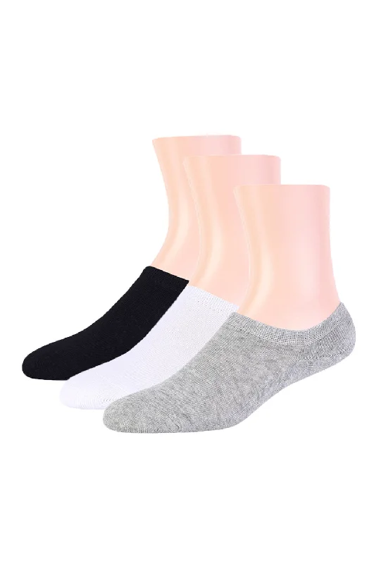 Soft silk blend socks-KNOCKER MENS KNITTED SILICON HIGH LINERS (FC002_ASSTA)