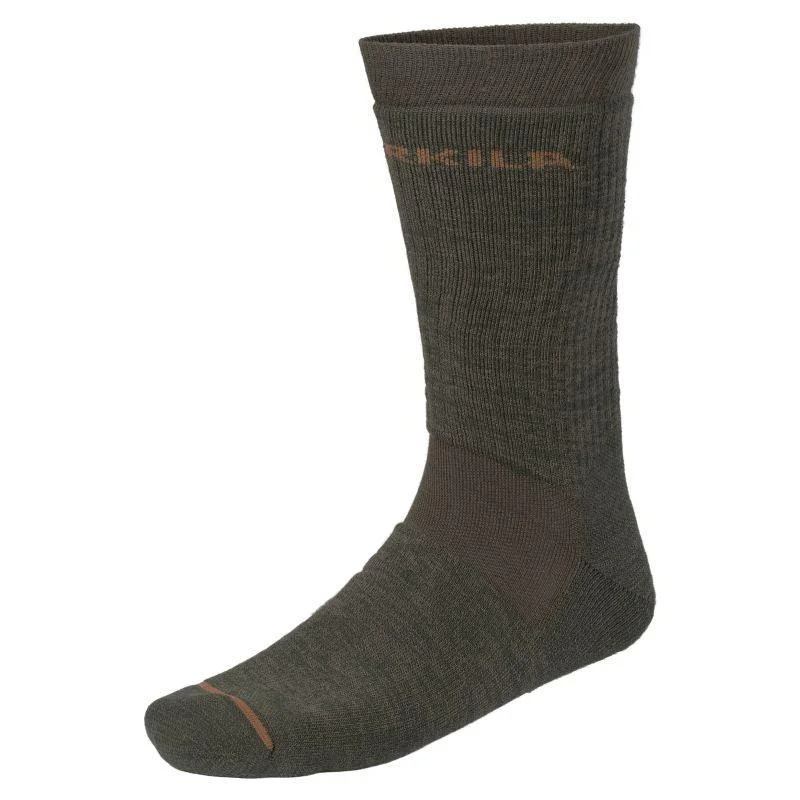 Trendy metallic thread socks-Harkila Pro Hunter Merino Technical Short Socks - Willow Green