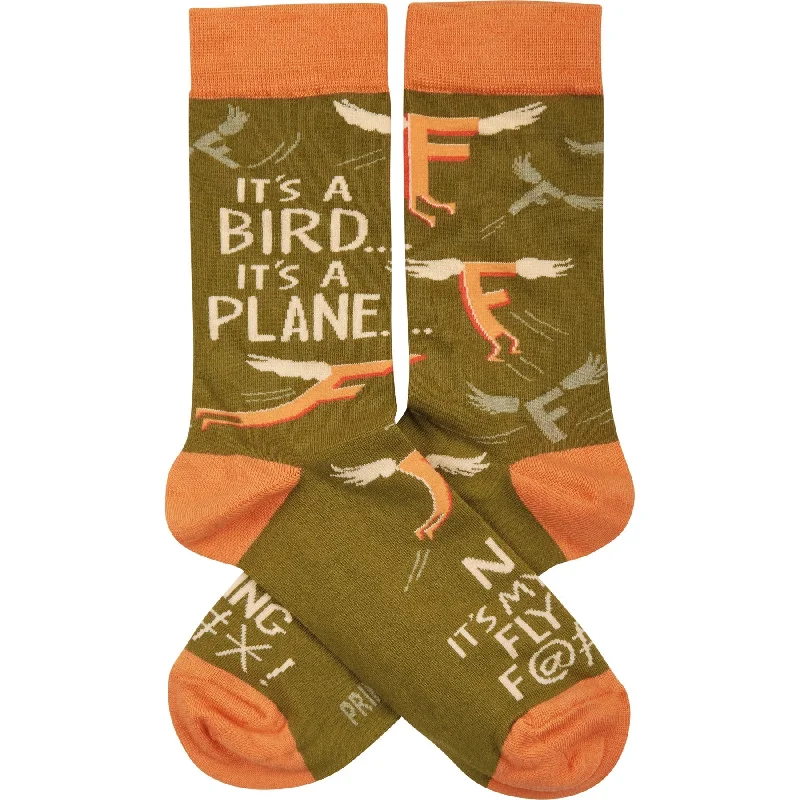 Quick-dry trail socks-My Last Flying F@#* Socks | Colorful Novelty Unisex Socks | Gift for Her