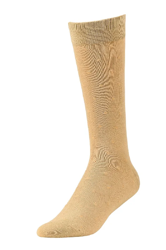 Women’s sheer ankle socks-LIBERO MEN'S DRESS CREW SOCKS (LBC200_4-KHAKI)