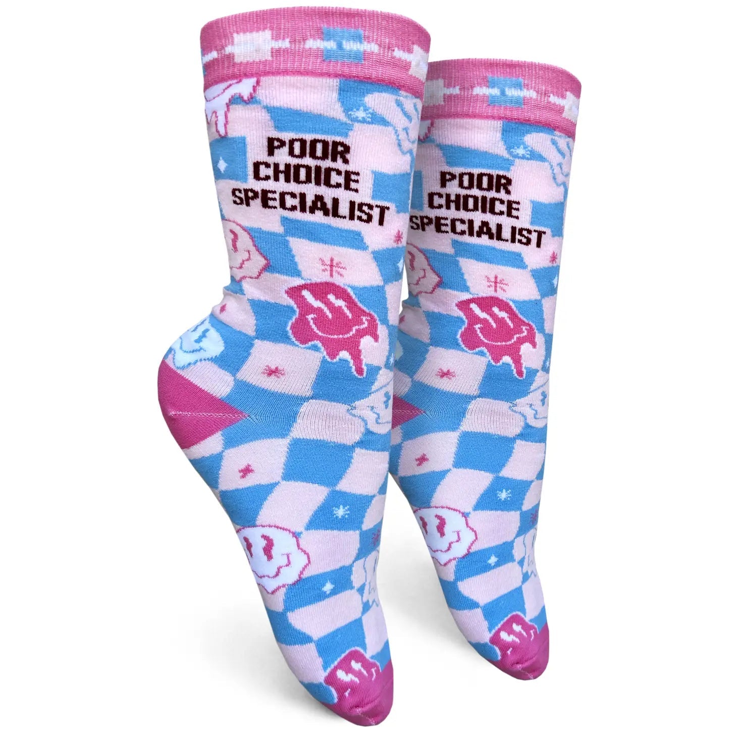 Women’s polka-dot ankle socks-Poor Choice Specialist Women's Socks