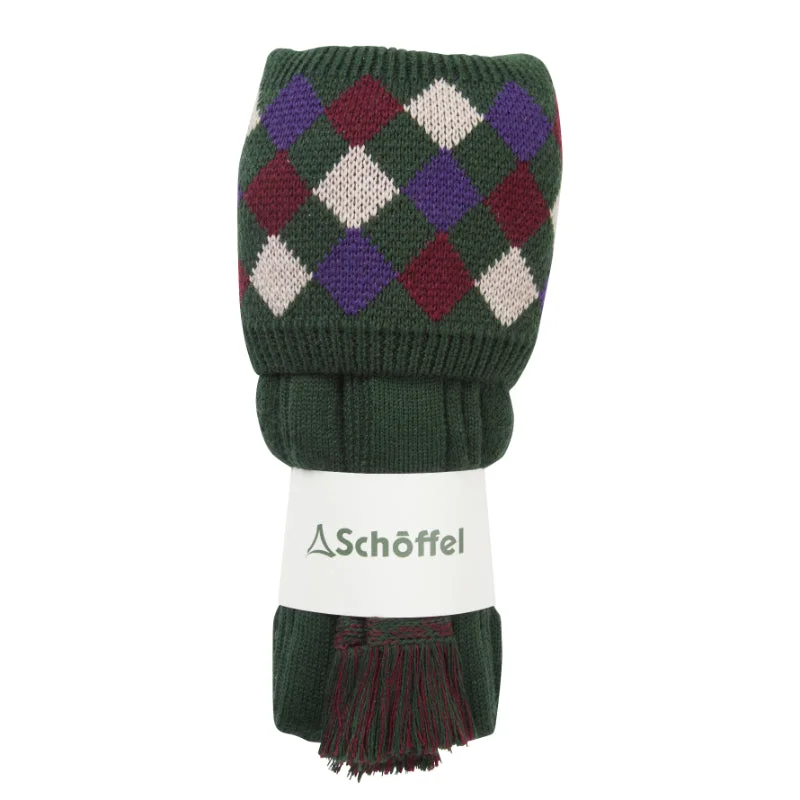 Durable hiking trail socks-Schoffel Ptarmigan II Merino Shooting Sock - Evergreen