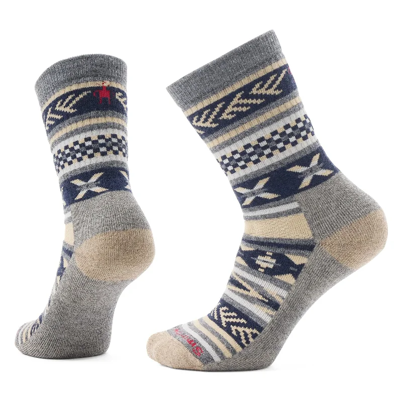 Breathable mesh athletic socks-Smartwool Everyday Cozy Cabin Games Crew Socks