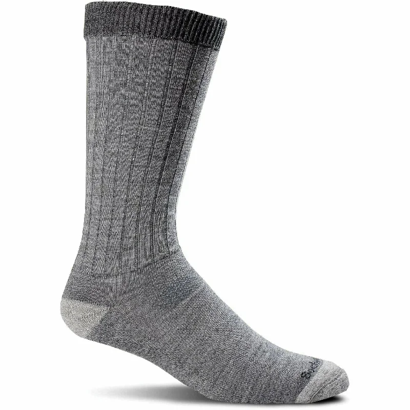 Men’s striped athletic socks-Sockwell Mens Easy Does It Relaxed Fit Crew Socks