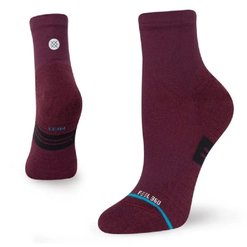 Trendy metallic thread socks-Stance Women's Run - Status - QTR