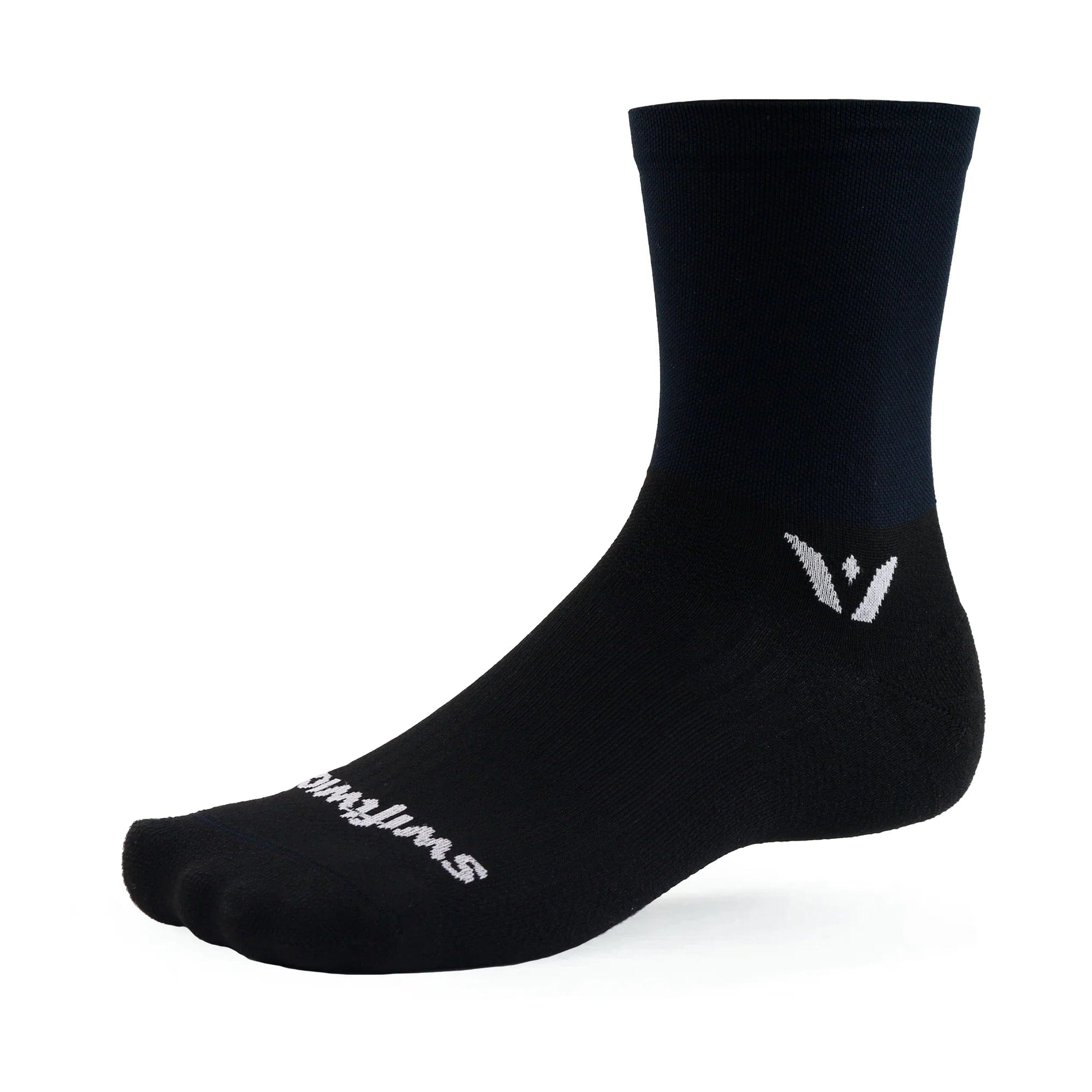 Anti-slip running socks-Swiftwick Aspire Five Crew Socks