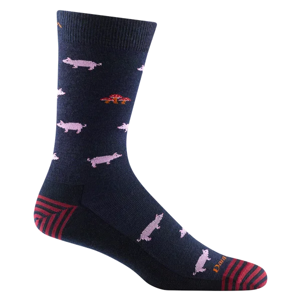 Quick-dry trail socks-Truffle Hog Crew Lightweight