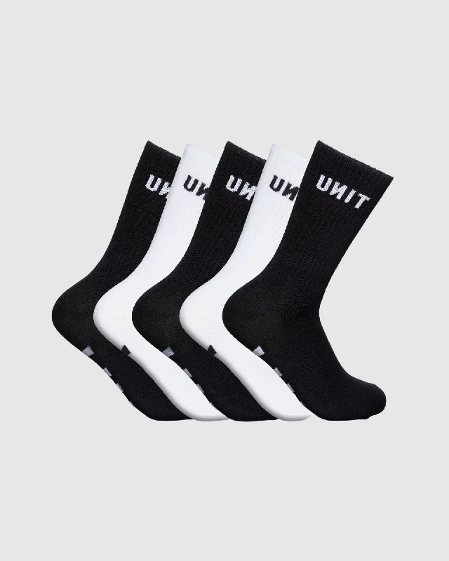 Quick-dry cycling socks-UNIT Hi Lux Socks 5 pack