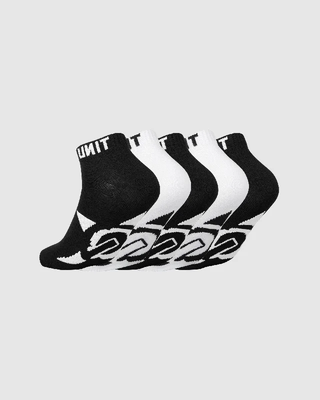 Lightweight no-show socks-UNIT Lo Lux Socks 5 Pack