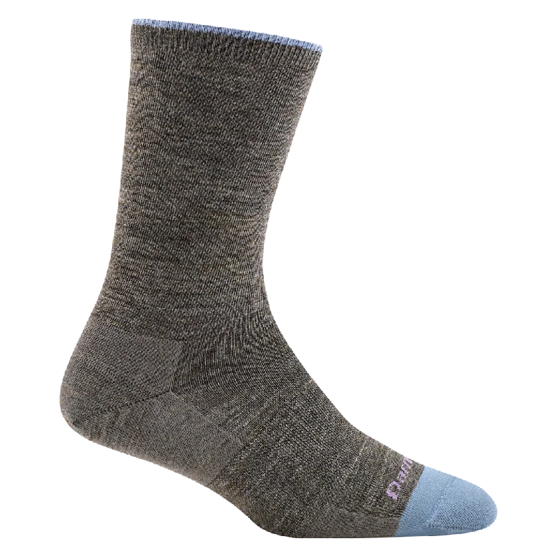 Men’s solid dress socks-W Solid Basic Crew Lightweight