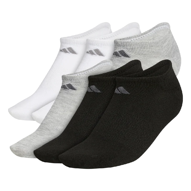 Warm flannel-lined socks-Women's Adidas Superlite II 6-Pack Socks