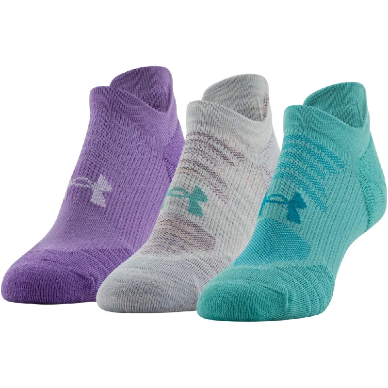 Soft mohair blend socks-Women's Under Armour Play Up No-Show Tab 3-Pack Socks