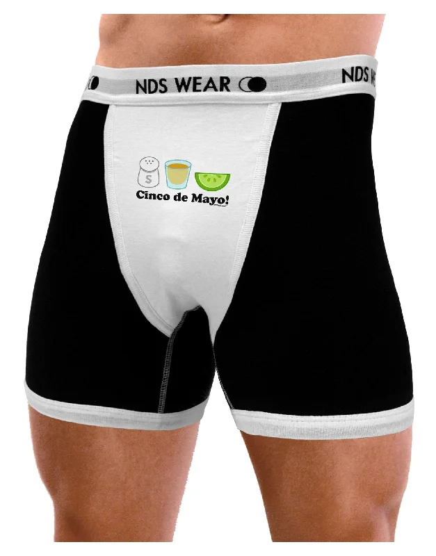 Men’s organic modal briefs-Cinco de Mayo Design - Salt Tequila Lime Mens Boxer Brief Underwear by TooLoud