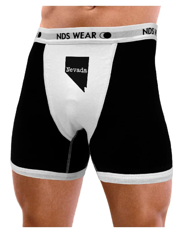 Men’s low-rise seamless briefs-Nevada - United States Shape Mens Boxer Brief Underwear by TooLoud