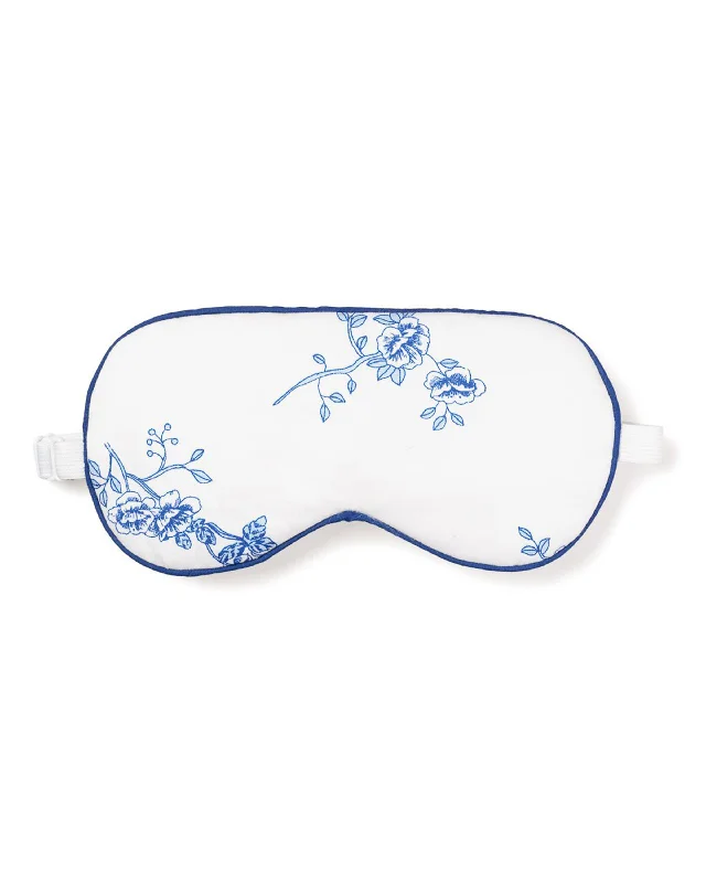 Women’s stylish jersey pajama set-Adult Indigo Floral Eye Mask