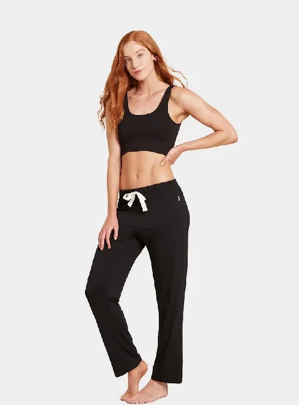 Women’s cozy modal sleep set-Black Goodnight Women's Bamboo Sleep Trouser