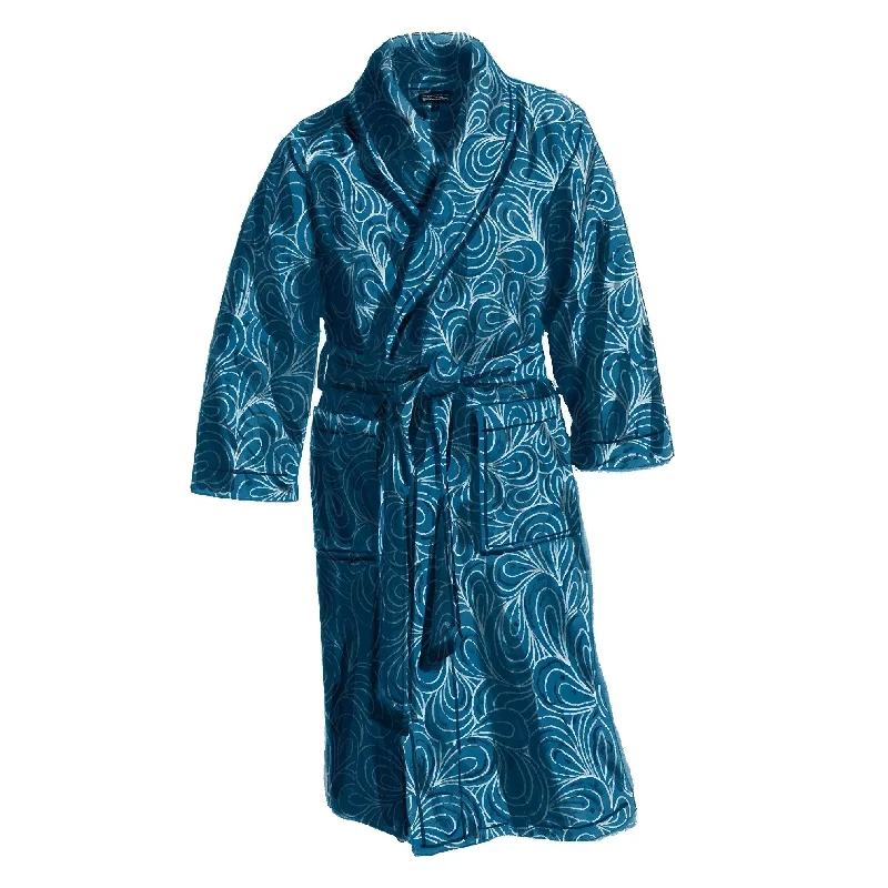 Women’s trendy polka-dot pajamas-Fireside Quilted Robe