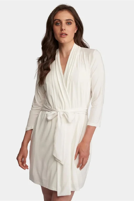 Women’s trendy polka-dot pajamas-Iconic Robe in Chantilly