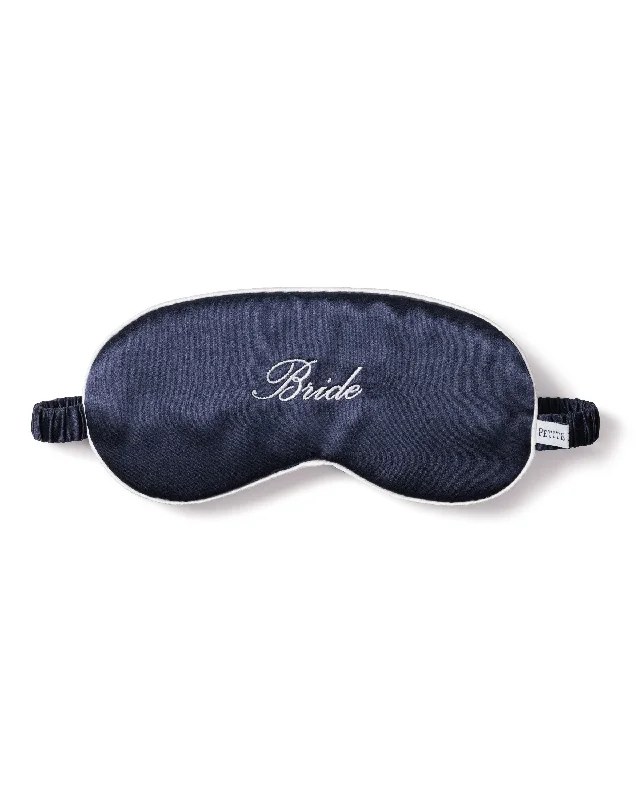 Women’s stylish cotton nightie-Navy Silk Bride Sleep Mask