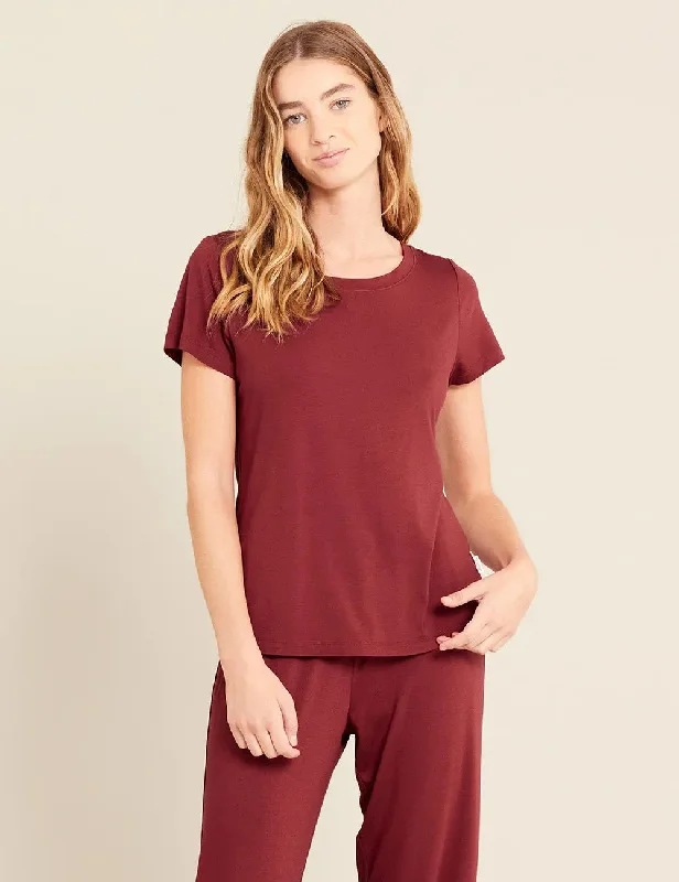 Women’s warm bamboo sleepwear-Ruby Goodnight Women's Bamboo Sleep Tee