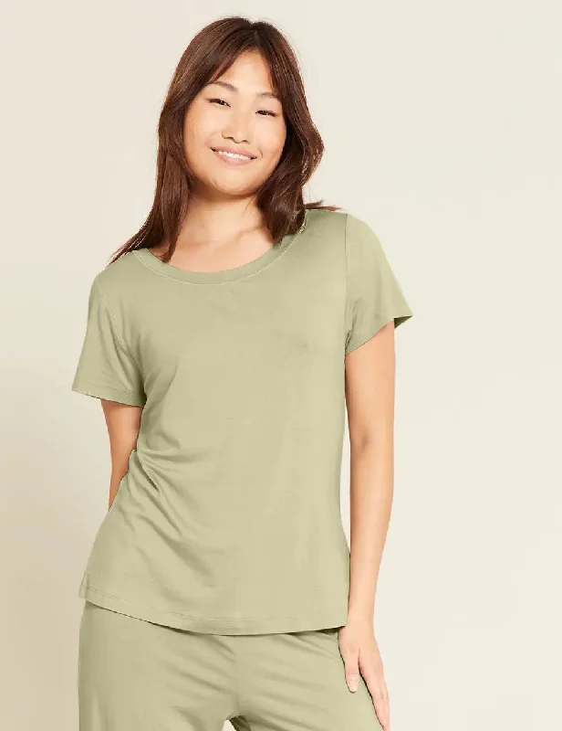 Women’s soft jersey chemise-Sage Goodnight Women's Bamboo Sleep Tee