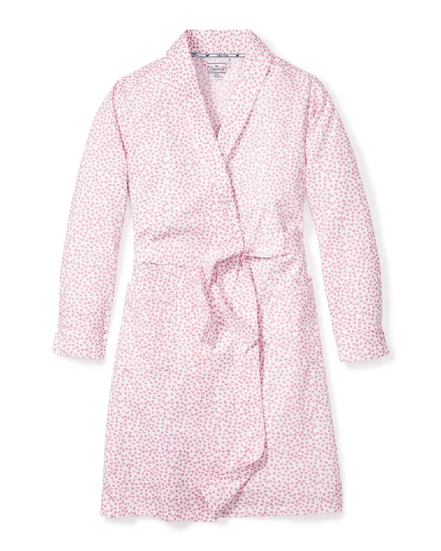 Women’s organic fleece nightgown-Women's Sweethearts Robe