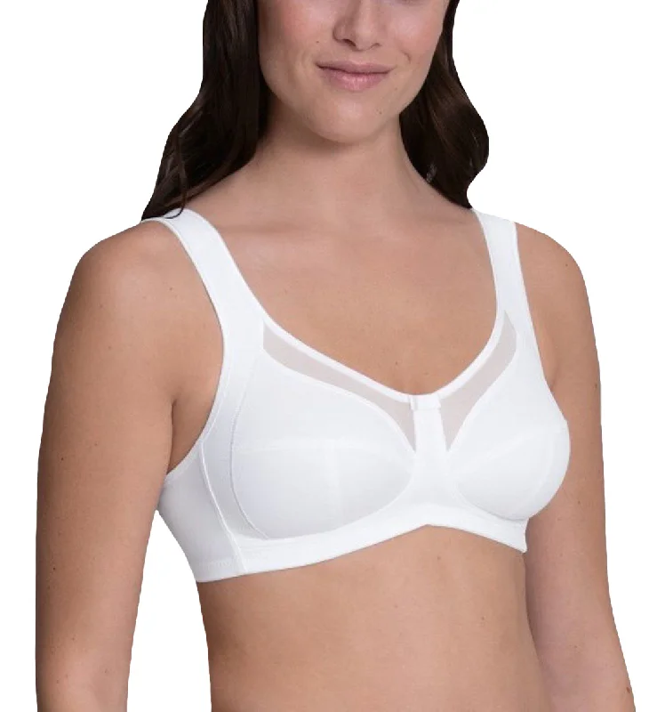 Women’s microfiber string bikini-Anita Clara Comfort Wireless Support Bra (5459) - White