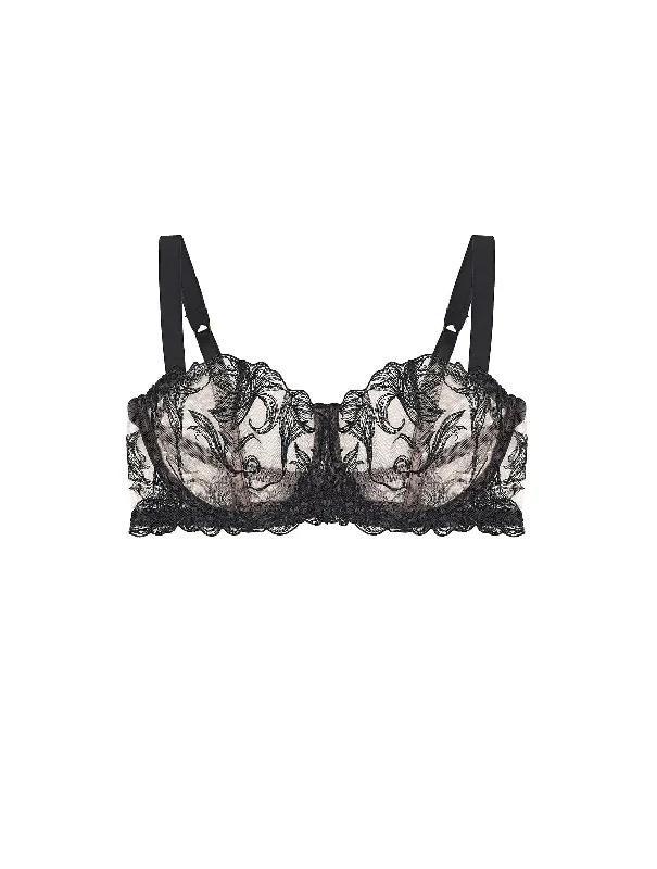 Women’s comfy cotton thong-Audrey Balcony Bra