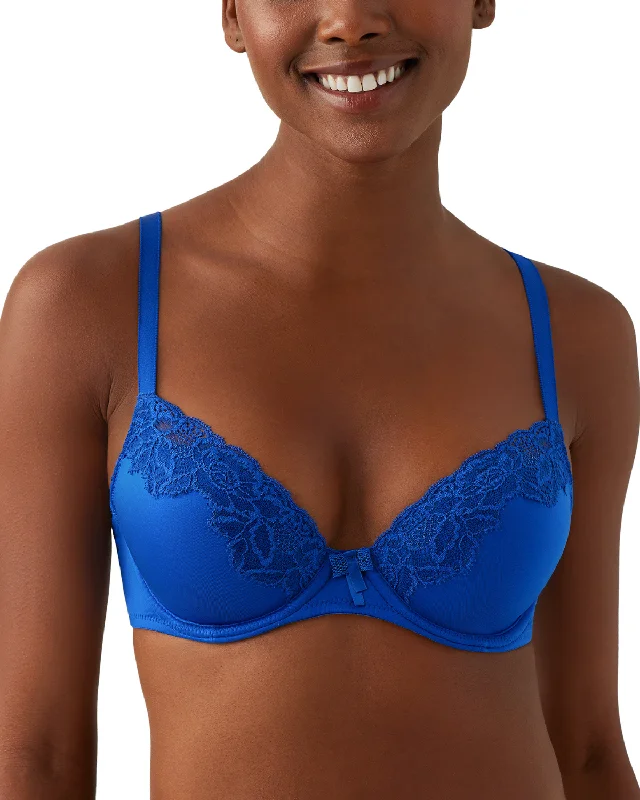 Women’s comfy bralette set-B. Tempt'd by Wacoal Always Composed Underwire T-Shirt Bra - 953223 - Surf Blue