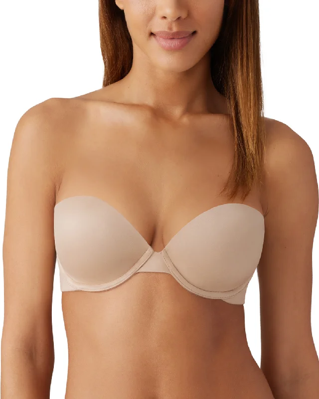 Women’s smooth stretch thong-B. Tempt'd by Wacoal Future Foundation Push Up Strapless Bra - 954381 - Au Natural