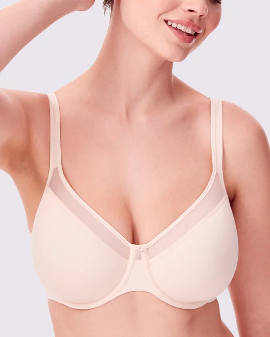 Women’s quick-dry hipster panties-Bali One Smooth U® Ultra Light Underwire Bra (More colors available) - 3439 - Light Beige