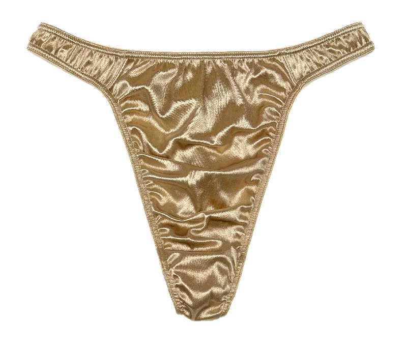 Women’s high-rise shaping briefs-Classic Satin Thong